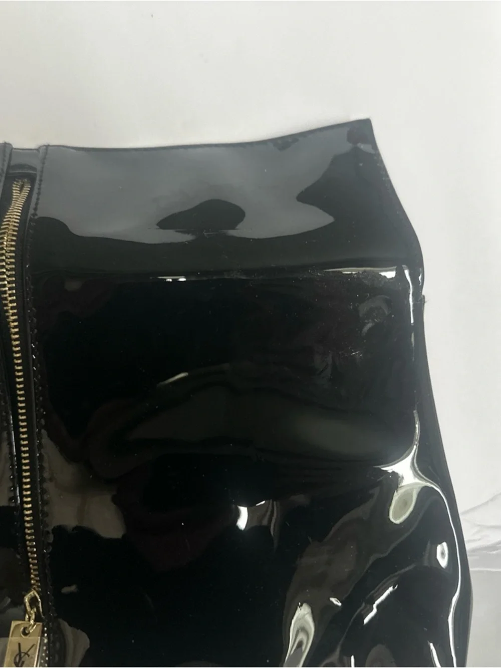 Classic Black Patent Clutch Bag - Unbranded - Picture 7 of 7